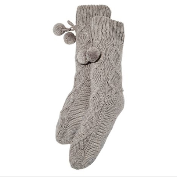 Grey Muk Luks Cabin Socks Size S/M - Picture 1 of 3